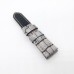 Bamboo Crocodile Pattern Grey Calf Leather Strap  24mm - 22mm for PAM LUNMINOR RADIOMIR