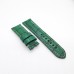 Bamboo Crocodile Pattern Green Calf Leather Strap for PAM LUNMINOR RADIOMIR 24mm - 22mm 125mm - 75mm
