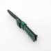 Bamboo Crocodile Pattern Green Calf Leather Strap for PAM LUNMINOR RADIOMIR 24mm - 22mm 125mm - 75mm