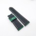 Bamboo Crocodile Pattern Green Calf Leather Strap for PAM LUNMINOR RADIOMIR 24mm - 22mm 125mm - 75mm