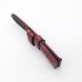 Bamboo Crocodile Rose Red Calf Leather Band Strap for PAM LUNMINOR RADIOMIR Replacement Bracelet  24mm-22mm