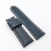 Dark Blue Waxy Calf Leather Wirst Strap 24mm - 22mm for PAM RADIOMIR LUMINOR Watch