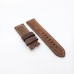 24mm/22mm Brown Frosted Calf Leather PAM Strap for PAM RADIOMIR LUMINOR Watch