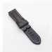 24mm - 22mm  Black Red Waxy Calf Leather Strap Bracele Watchband for PAM RADIOMIR LUMINOR