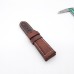 Brown Red Waxy Crack Calf Leather Strap 125mm / 75mm  for PAM RADIOMIR LUMINOR Watch