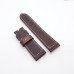 Brown Red Waxy Crack Calf Leather Strap 125mm / 75mm  for PAM RADIOMIR LUMINOR Watch