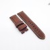 Brown Red Waxy Crack Calf Leather Strap 125mm / 75mm  for PAM RADIOMIR LUMINOR Watch