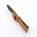Brown Yellow Calf Leather Watch Band Strap 24mm / 22mm Vintage Bracelet For PAM PAM111
