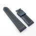 24mm / 22mm Dark Blue Waxy Calf Leather Wirst Band Strap for PAM RADIOMIR LUMINOR Watch