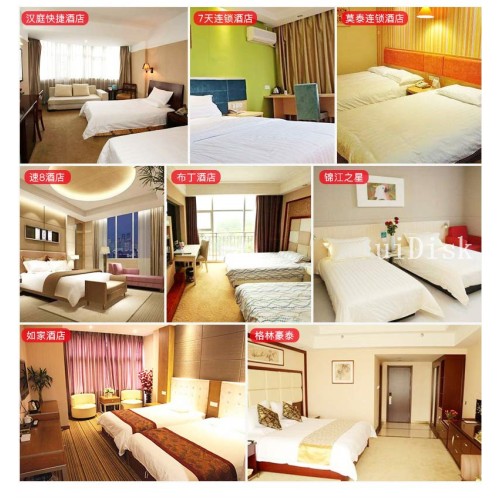 Customized hotel furniture full guest room bed five-star hotel