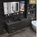 Modern luxury hand washing basin cabinet intelligent toilet washing table bathroom cabinet