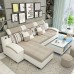 Modern fabric sofa living room combination furniture craft sofa