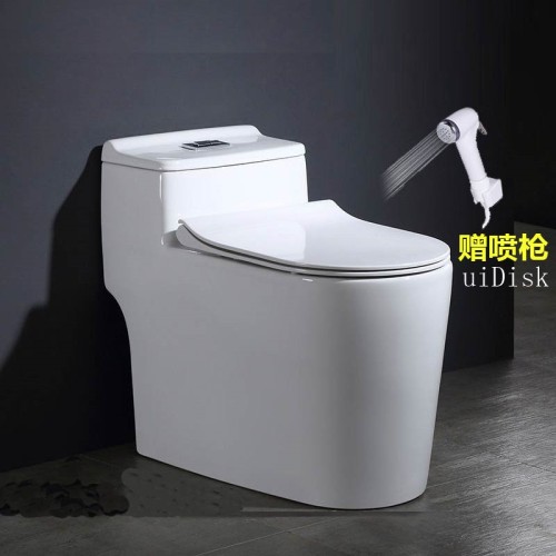 household toilet water-saving quiet toilet, ceramic bathroom deodorant and anti blocking
