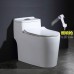 household toilet water-saving quiet toilet, ceramic bathroom deodorant and anti blocking