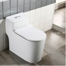 household toilet water-saving quiet toilet, ceramic bathroom deodorant and anti blocking