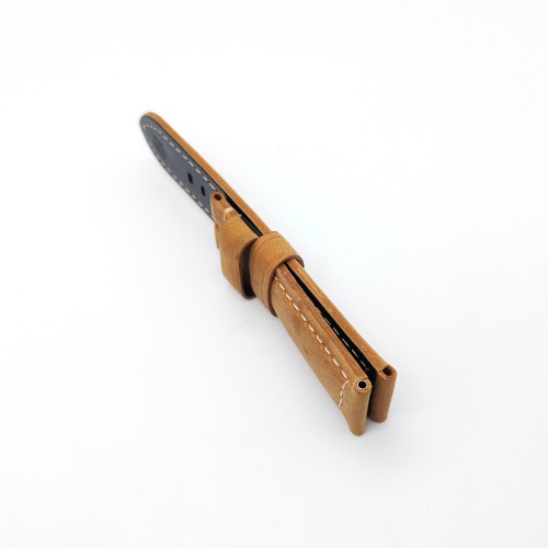 Brown Calf Leather Strap 24mm / 22mm Watch Band for PAM RADIOMIR LUMINOR Premium Quality Watchband Accessories
