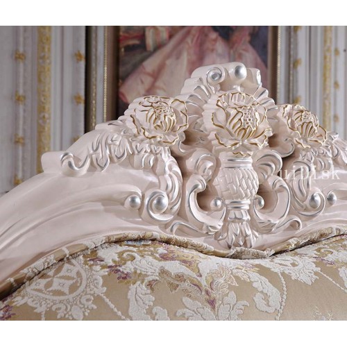 Royal Furniture Wood carving flower living room American luxury whole set garden sofa