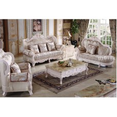 Royal Furniture Wood carving flower living room American luxury whole set garden sofa